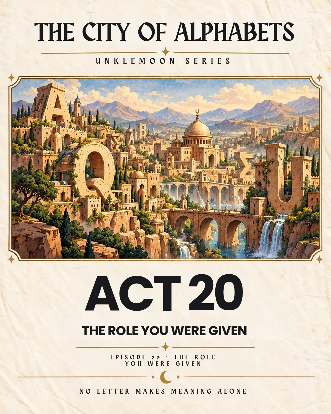 Act 20: The Role You Were Given original poster
